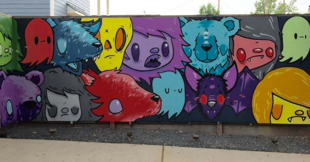 Nicky Davis Mural Vampire Pets