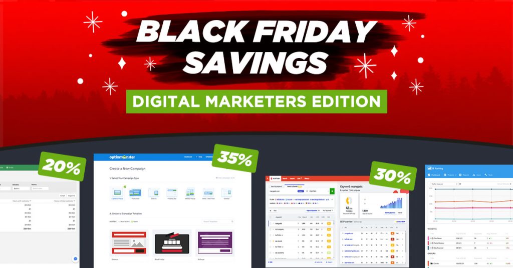 Top 10 Black Friday Deals for Digital Marketers 2020