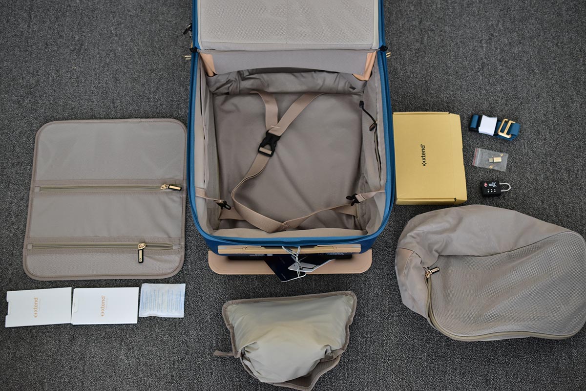 XTEND Kabuto Smart Carryon luggage Owner's Magazine