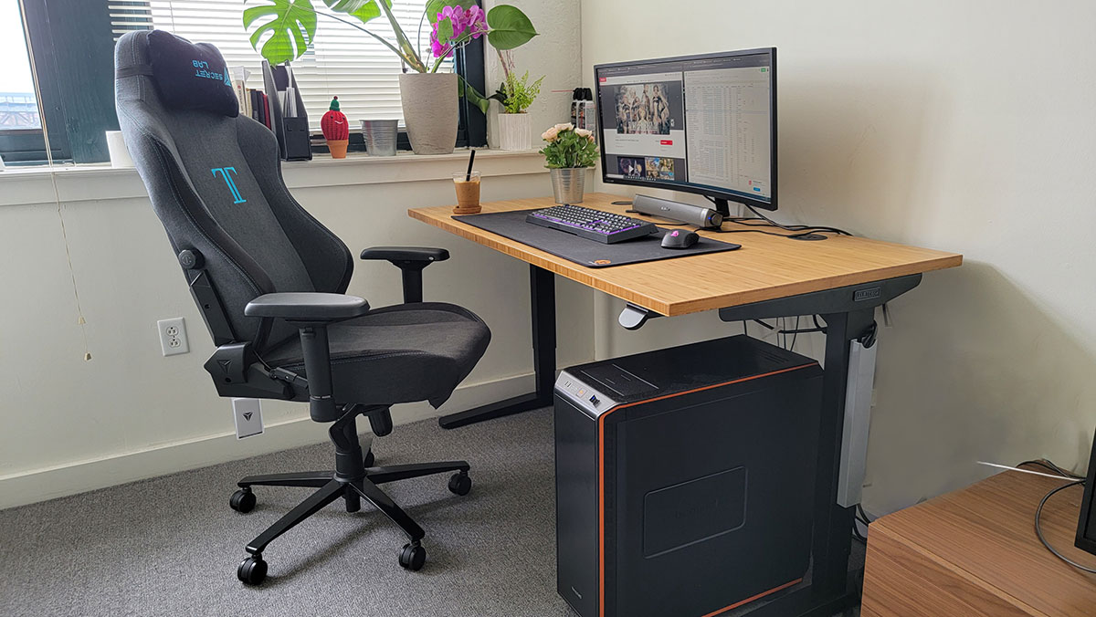 Uplift Desk (48 X 30 Inch) Standing Desk 2-Leg V2 Adjustable Stand