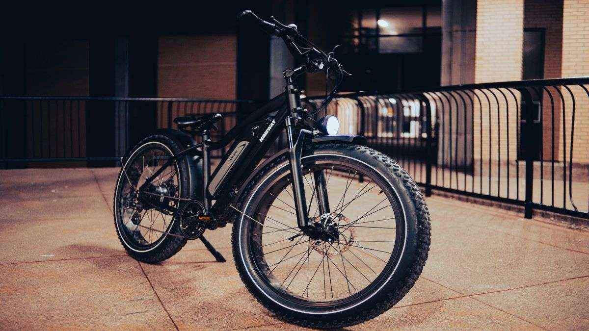 black ebike