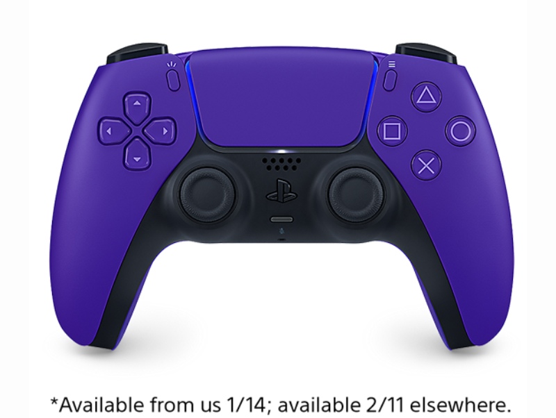 purple ps5 controller