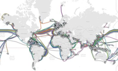 map of internet cable worldwide