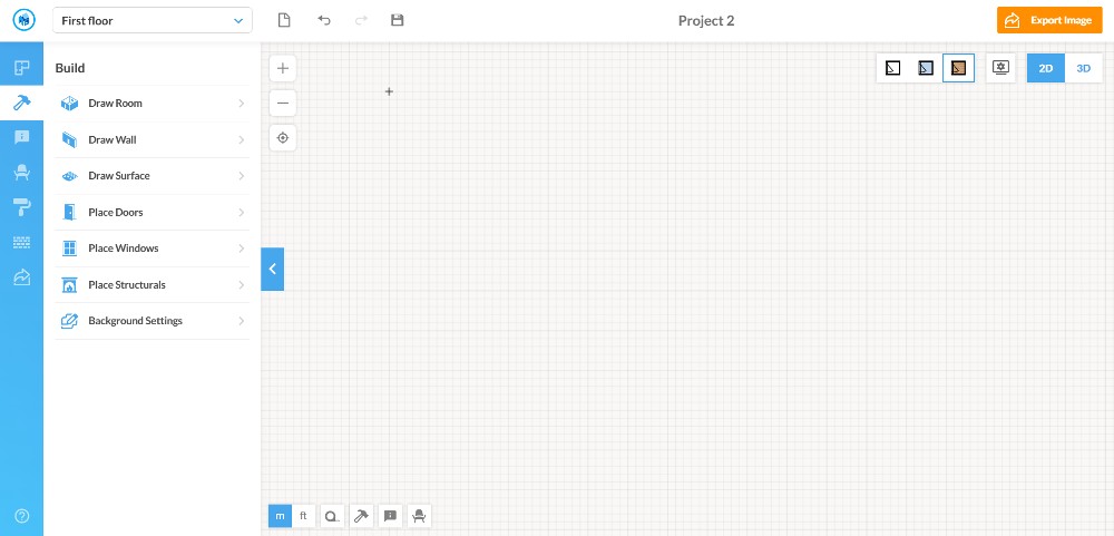 screenshot of floorplanner interface