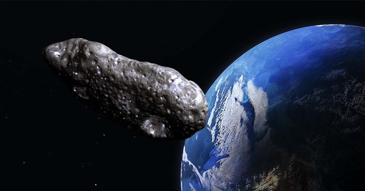 asteroid hitting the earth