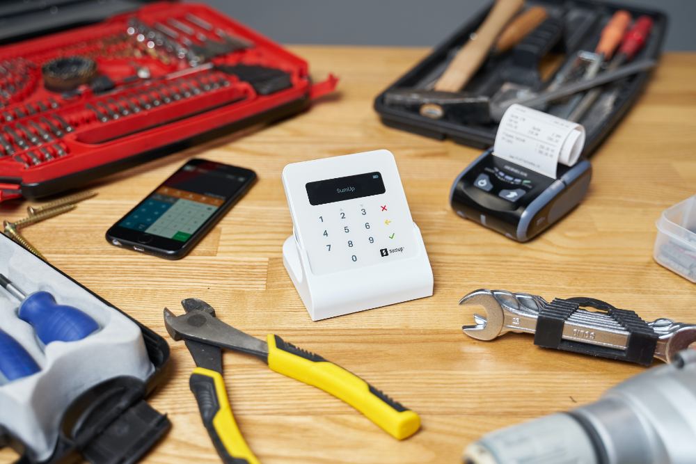 tools on wooden table