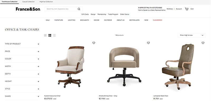 mid-century office chair