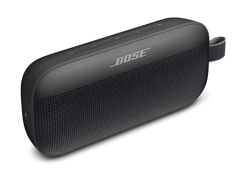 black bluetooth speaker