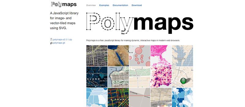 Polymaps homepage