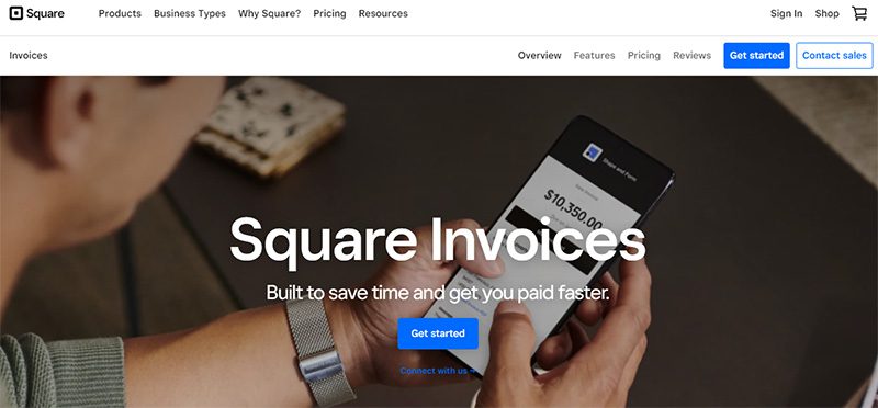 Square website