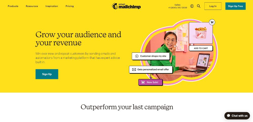 mailchimp website