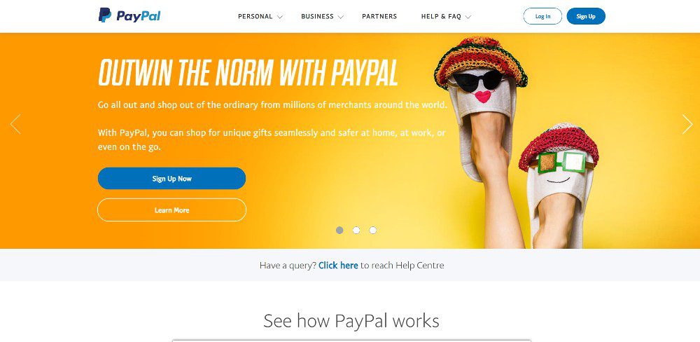 paypal website