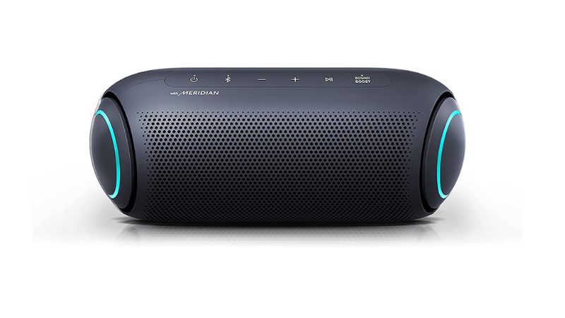 black bluetooth speaker