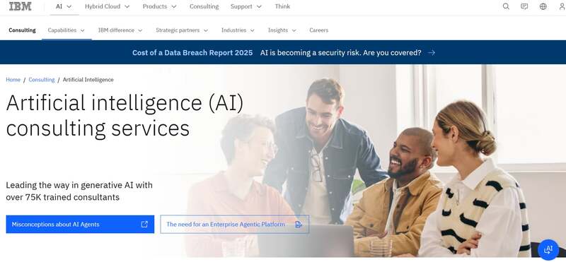 best A.I. consulting firms: