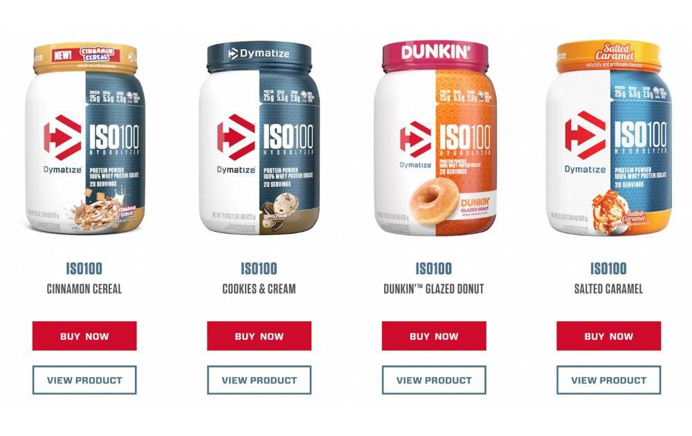 top 10 protein shakes Dymatize ISO100