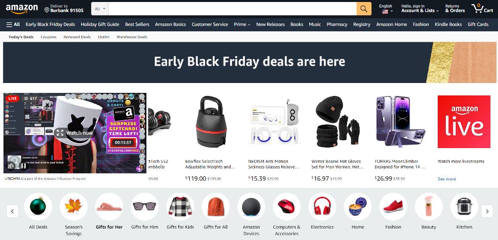 amazon screenshot