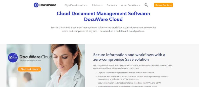 Docuware Cloud screenshot