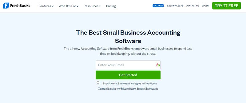 freshbooks screenshot