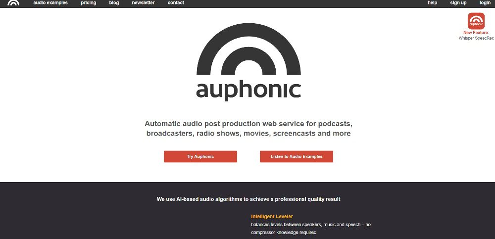 auphonic screenshot