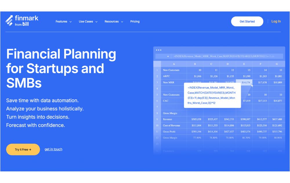 Small Business Budgeting Software Finmark