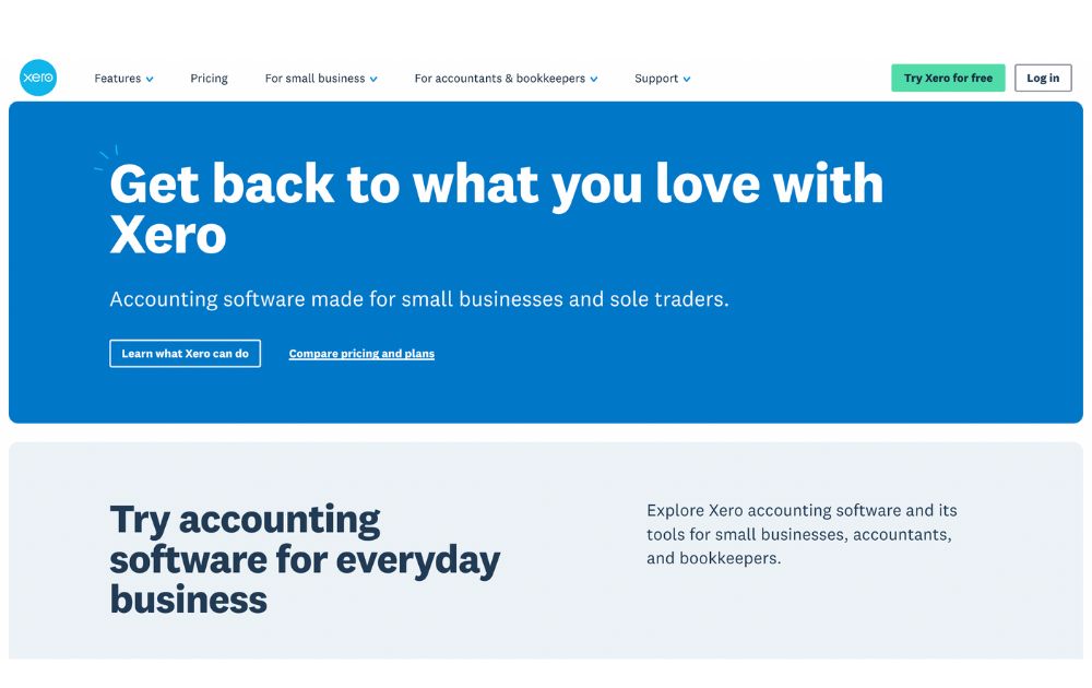 Small Business Budgeting Software xero