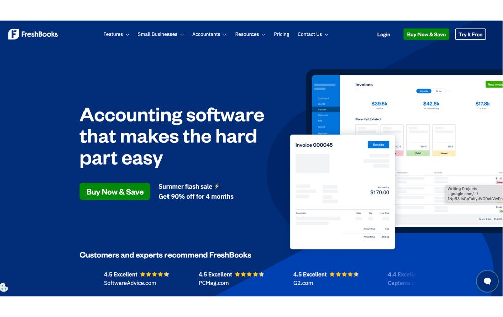 Small Business Budgeting Software Freshbooks