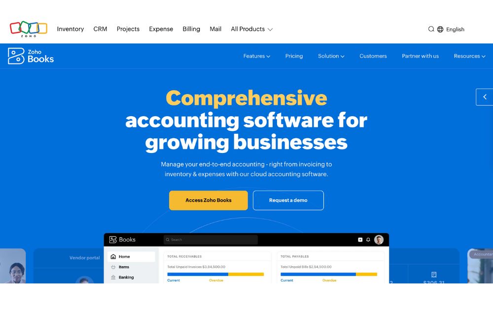 Small Business Budgeting Software Zoho Books