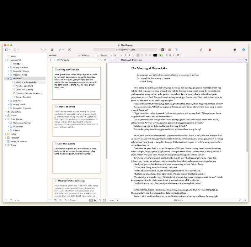 scrivener screenshot