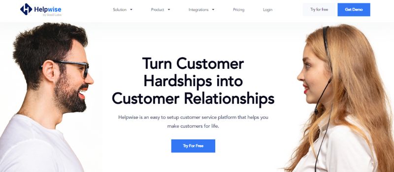 Helpwise homepage