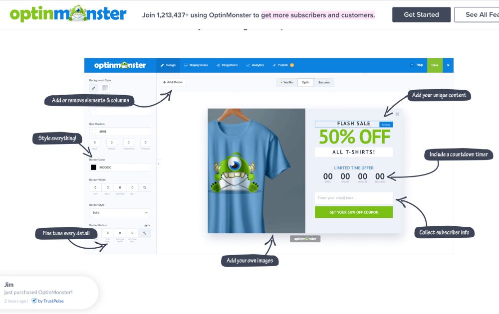 OptinMonster screenshot