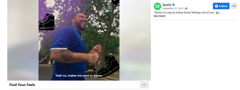 spotify post screenshot