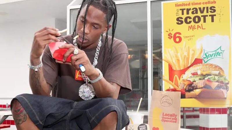 Mcdonalds and Travis Scott screenshot