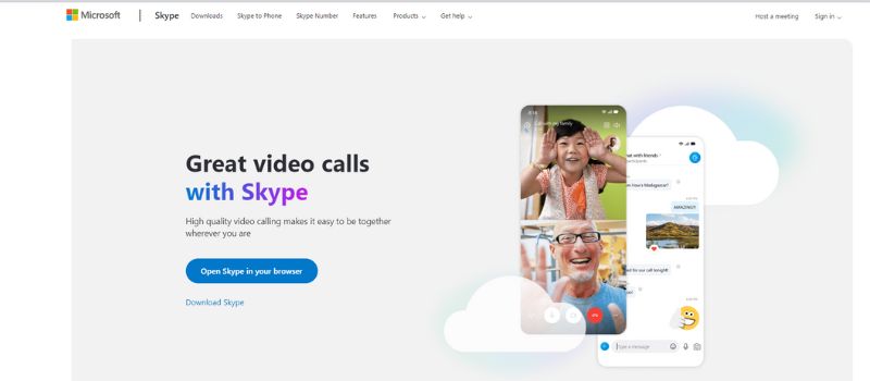 Skype screenshot