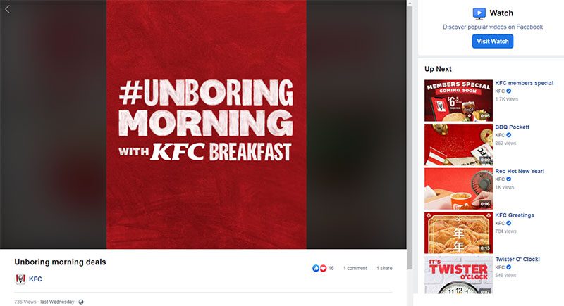 Unboring-Mornings facebook video screenshot