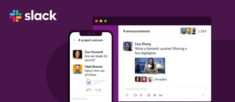 Slack screenshot