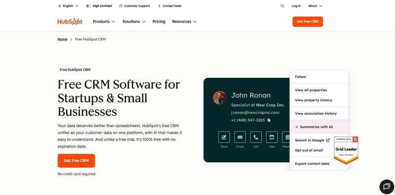 Hubspot: marketing optimization tools