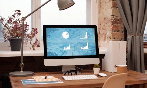 computer showing graphs