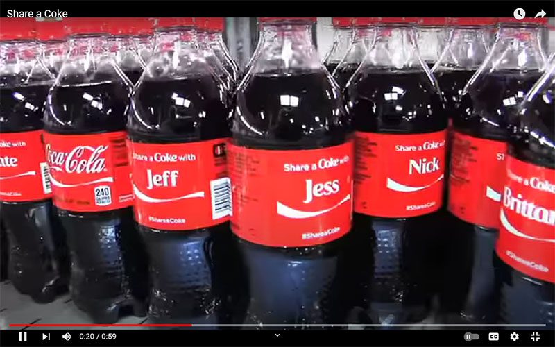 coca-cola bottles screenshot
