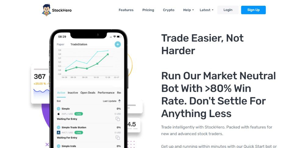 stockhero website image