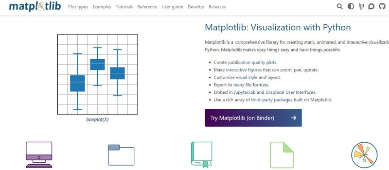 Matplotlib website