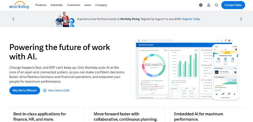 workday home page