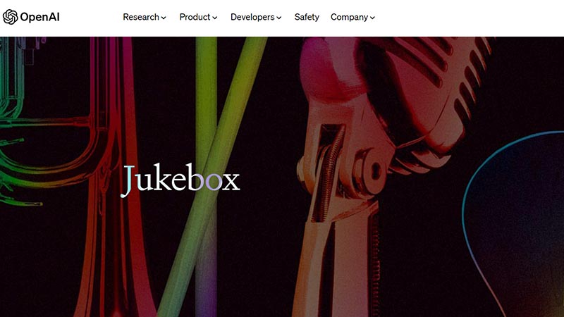 jukebox home page screenshot