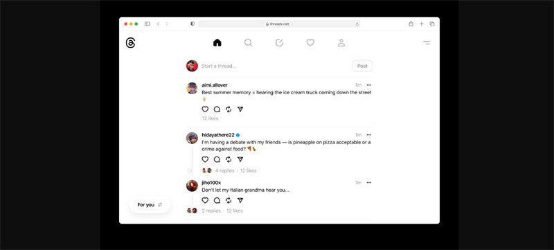 threads screenshot