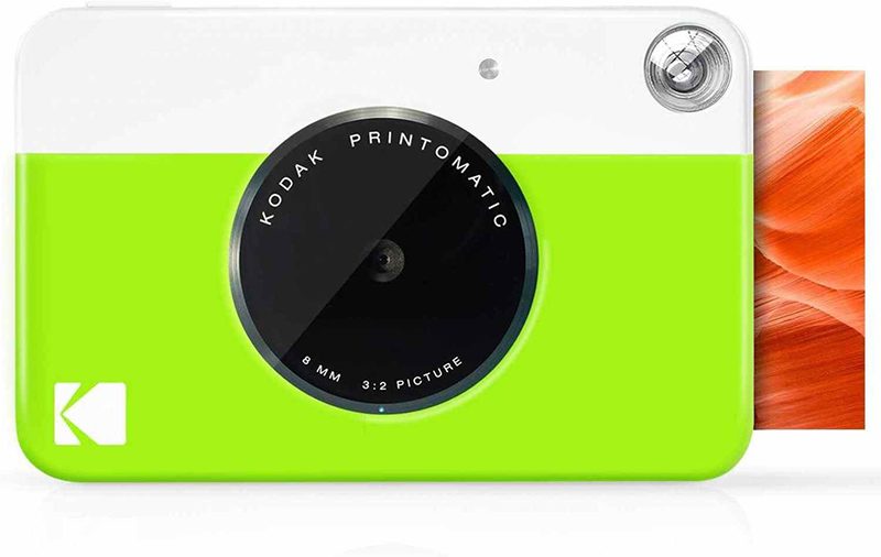 green kodak camera