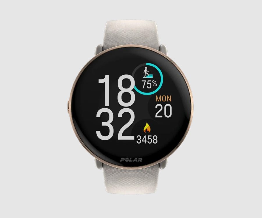 white polar ignite 3 smartwatch