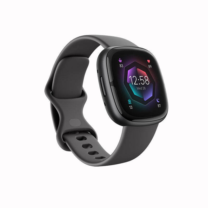 gray fitbit sense smartwatch