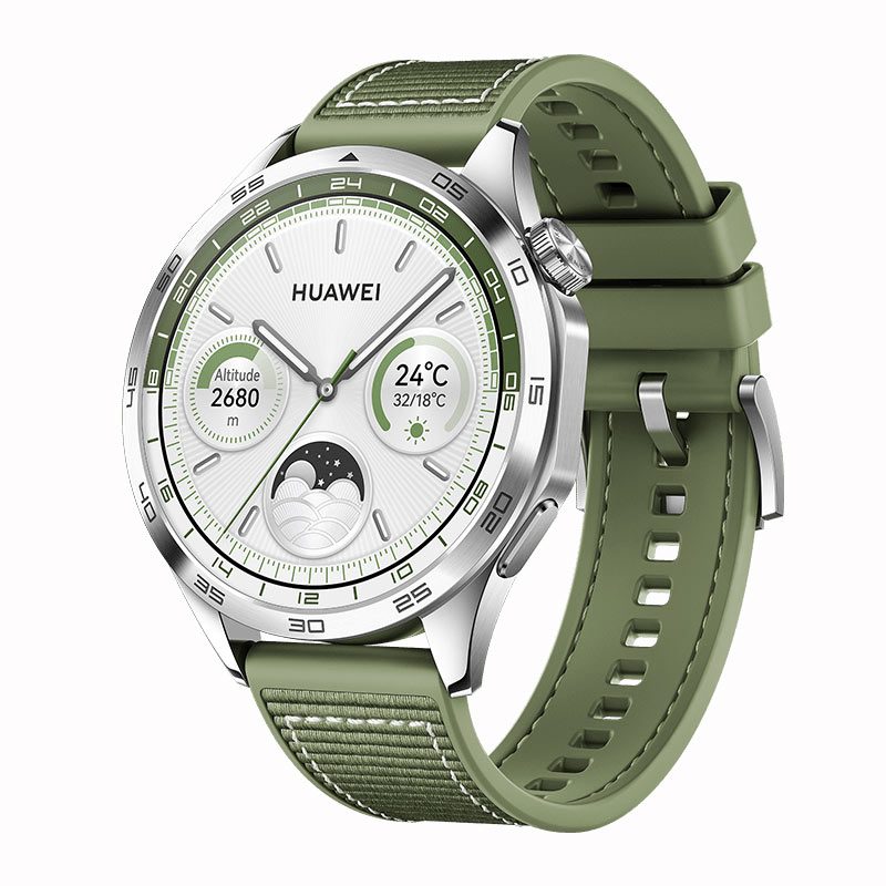 green huawei gt smartwatch