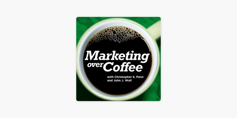 marketing over coffee podcast cover art