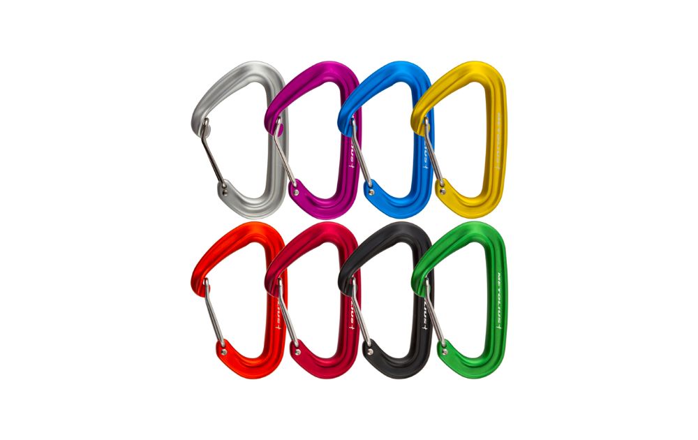 colorful carabiners