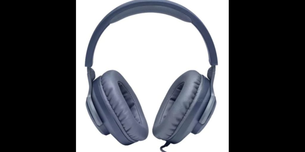 gray jbl headphones
